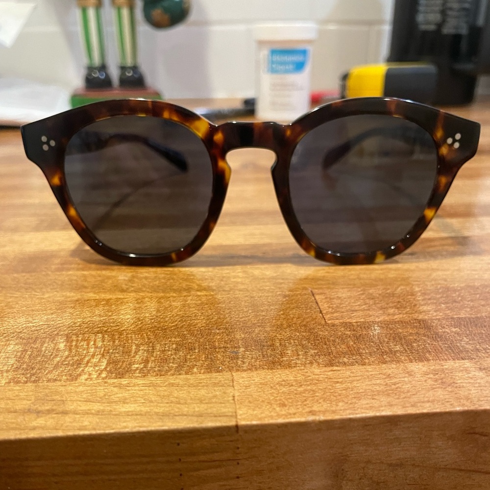 Oliver Peoples - Boudreau Sunglasses - Tortoise Frame / Tinted Lens